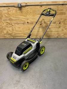 lot 136 image: RYOBI 40V HP Brushless 20 in. Cordless Electric Battery Walk Behind Self-Propelled Mower (Tool Only)