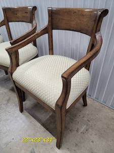 lot 45 image: Woodbridge Furniture Lindsay Santa Fe Arm Dining Chair