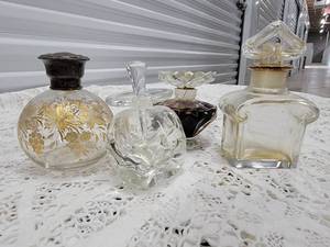 lot 35 image: Baccarat and Vintage Perfume Bottles