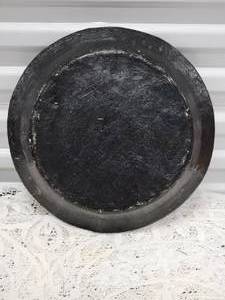 lot 37 image: Antique Folk Art Painted Papermache Bowl