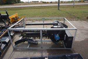 Brand New Universal Mount Bobcat Skid Loader Skid Steer Hydraulic Trencher Attachment