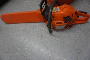 Husqvarna Model 350 Chain Saw With Case