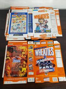 lot 39 image: Collection Of Wheaties Boxes