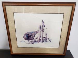 lot 66 image: Signed And Numbered Chris B. Christanson Print Old Lucky  Print