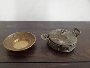lot 155 image: Two Metal Dishes