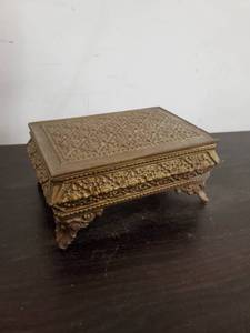 lot 219 image: Brass Jewelry Box