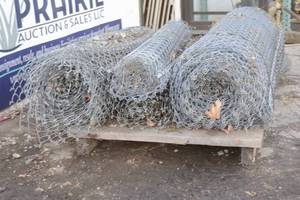 6 tall rolls of heavy duty chain link fabric