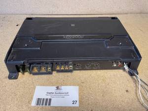 lot 27 image: Kenwood KAC-7205 - 500W Car Stereo  Subwoofer Amplifier (Tested and Works)