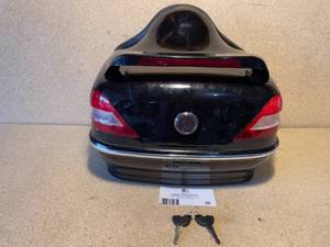 lot 30 image: Universal Motorcycle Trunk with Lock and Lighting. (Tested and Works)