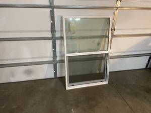 lot 56 image: 36x54 JenWeld White Vinyl Exterior High Efficiency Window with Screen