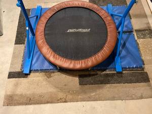 lot 64 image: Adjustable Gymnastics Bar, Trampoline, and Tumbler Mat