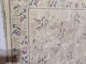 Pastel Floral Area Rug 36x56