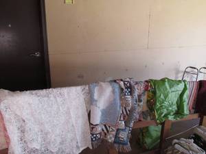 Entry rugs, wall tapestries and eve...