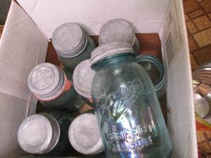 Box of Blue Tone Ball canning mason...