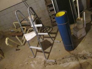 Sears 12 metal round pool with swi...