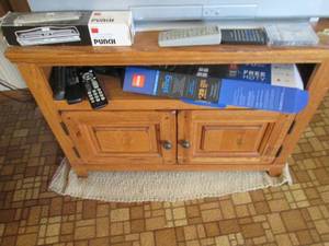 Heavy duty wood tventertainment ca...