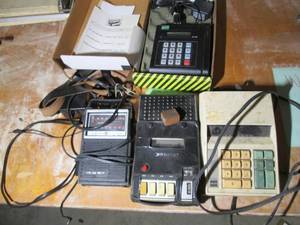 Vintage radio, tape player, adding ...