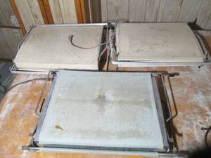 3 Vintage film drying machines...