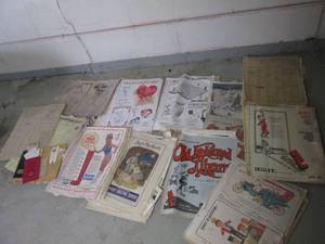 Lot of vintage advertising proofs...