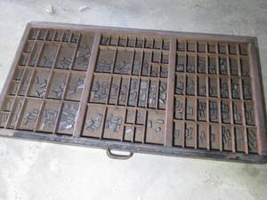 Organizer drawer of printing press ...
