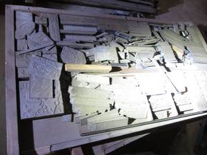 Lot of printing press dies.  Brin...