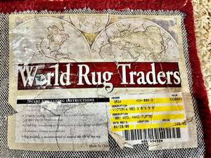 lot 105 image: 3 6 x 5 6 100% Wool hand tufted...