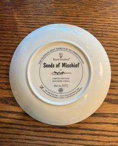 lot 452 image: Seeds of Mischief plate