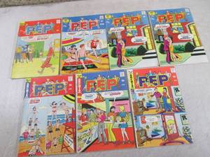 lot 81 image: (FS) 7 Vintage Archie Series PEP Co...