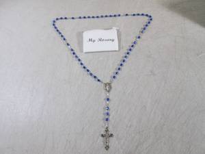 lot 105 image: (CNTR) Blue My Rosary Necklace with...
