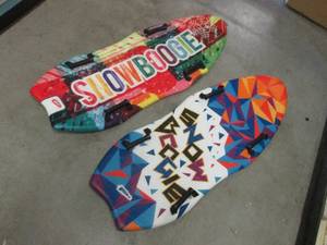 lot 138 image: (FDS) 2 Wham-O Snow Boogie Boards...