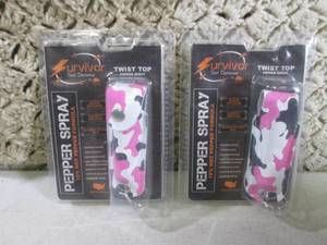lot 141 image: (EC1) 2 Pepper Spray with Keychain ...