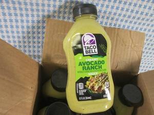 lot 193 image: (B-1) 7 Bottles Taco Bell Creamy Av...