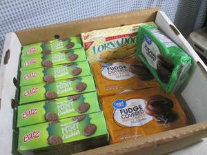 lot 203 image: (B-1) Assorted PacksBoxes Cookies ...