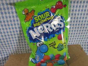 lot 212 image: (C-2) 16 Bags Sour Big Chewy Nerds ...
