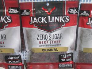 lot 227 image: (B-1) 7 Bags Jack Links Zero Sugar ...