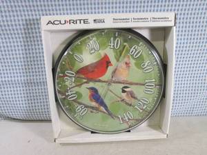 lot 263 image: (CS) Acu-Rite 12 Thermometer Birds...