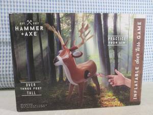 lot 264 image: (CSB) Inflatable Deer Toss Game...