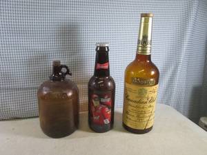 lot 281 image: (G-1) Large Canadian Club Whisky Bo...