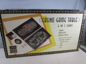 lot 283 image: (EW2) Casino Game Table 3 In 1 Fun...