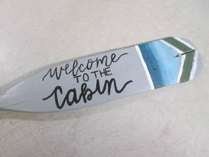 lot 302 image: (FS) Welcome To The Cabin Wood Boat...