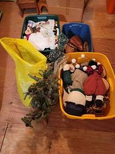 lot 86 image: Large Lot of Fall Home Dcor, Snowmen and More- NO SHIPPING