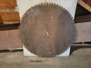 lot 163 image: 27 Sawmill Circular Blade - NO SHIPPING