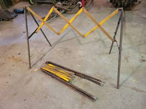 lot 241 image: (2) Steel Accordion Guard Gates