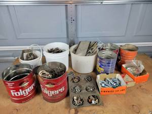 lot 249 image: Large Lot of Assorted Hardware and Parts - NO SHIPPING