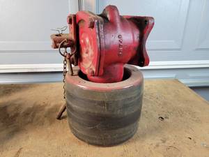 lot 306 image: Ford Tractor PTO Driven Belt Pulley Part No. 9N748 - Wood Pulley