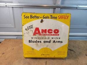 lot 311 image: Vintage ANCO Windshield Wiper Store Display - Approx. 16 x 15 x 13 - NO SHIPPING
