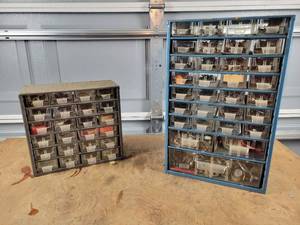 lot 401 image: (2) Parts Cabinets w Hardware - NO SHIPPING