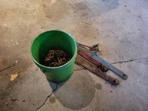 lot 423 image: Lower 3-Point Lift Arm, Tire Chains and More - NO SHIPPING