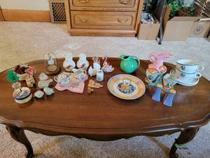 lot 28 image: Lot of Misc. Knick Knacks - Lusterware, Noritake, Waltham Pocket Watch, Lefton, and MORE NO SHIPPING