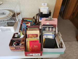 lot 48 image: Lot of Stationery, Office Supplies, Christian Devotional Books, and MORE NO SHIPPING